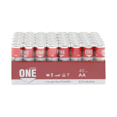 Батарейки Smartbuy One LR6 40Box (цена за 40 шт) оптом по низким ценам!