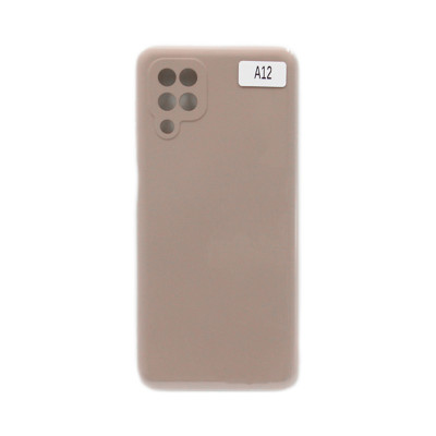 Чехол накладка Soft Touch Samsung A12 4G бежевый оптом по низким ценам!