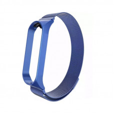 Ремешок металл Mi Band 3/4 синий