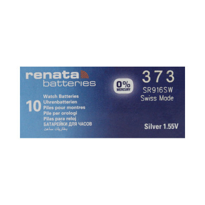 Батарейки Renata часовые 373 10Box (цена за 10 шт) оптом по низким ценам!