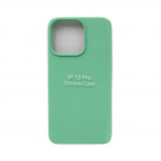 Чехол накладка Silicone Case (без лого) iPhone 13 Pro мятный