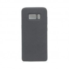 Чехол накладка Silicone Case Samsung S8 черный