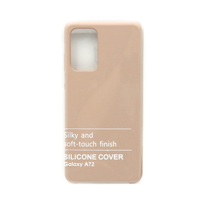 Чехол накладка Silicone Case Samsung A72 пудра оптом по низким ценам!
