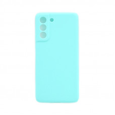 Чехол накладка матовый Samsung S21 FE бирюзовый