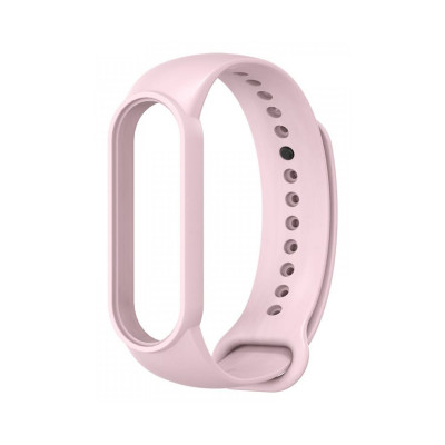 Ремешок силиконовый Mi Band 5/6/7 пудра оптом по низким ценам!