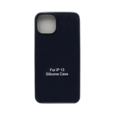Чехол накладка Silicone Case (без лого) iPhone 13 темно-синий оптом по низким ценам!