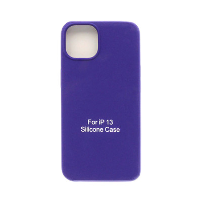 Чехол накладка Silicone Case (без лого) iPhone 13 фиолетовый оптом по низким ценам!