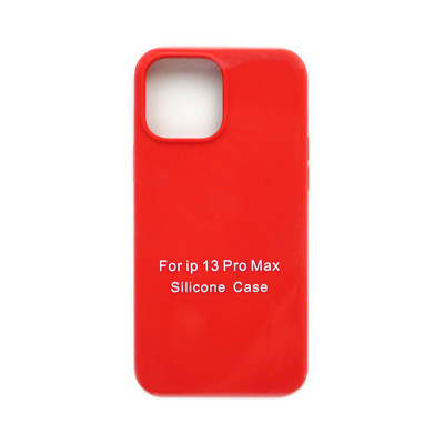 Чехол накладка Silicone Case (без лого) iPhone 13 Pro Max красный оптом по низким ценам!