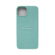 Чехол накладка Silicone Case (без лого) iPhone 13 бирюзовый