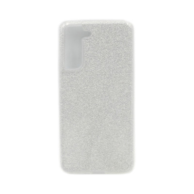 Чехол накладка Блеск Samsung S21 FE серый оптом по низким ценам!