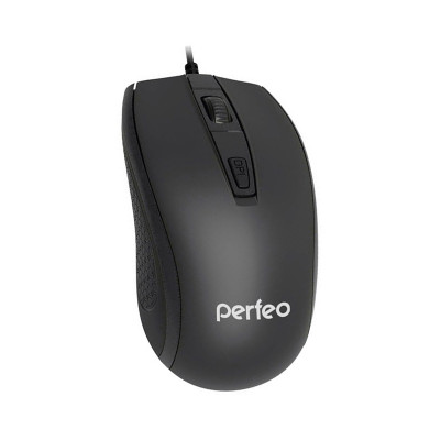 Мышь проводная Perfeo Profil PF_4932 черный оптом по низким ценам!