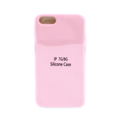 Чехол накладка Silicone Case (без лого) iPhone 7/8 розовый оптом по низким ценам!